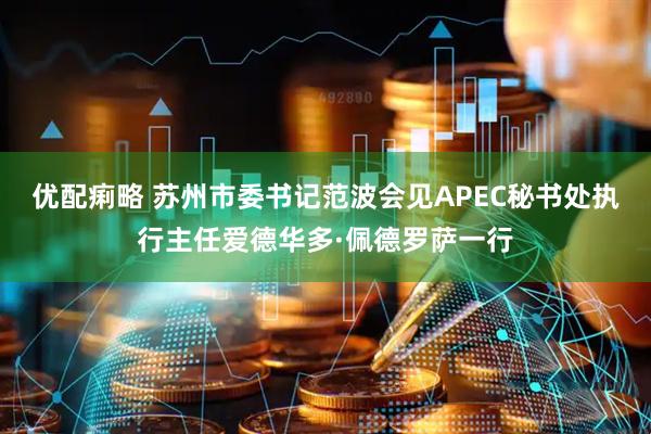 优配痢略 苏州市委书记范波会见APEC秘书处执行主任爱德华多·佩德罗萨一行